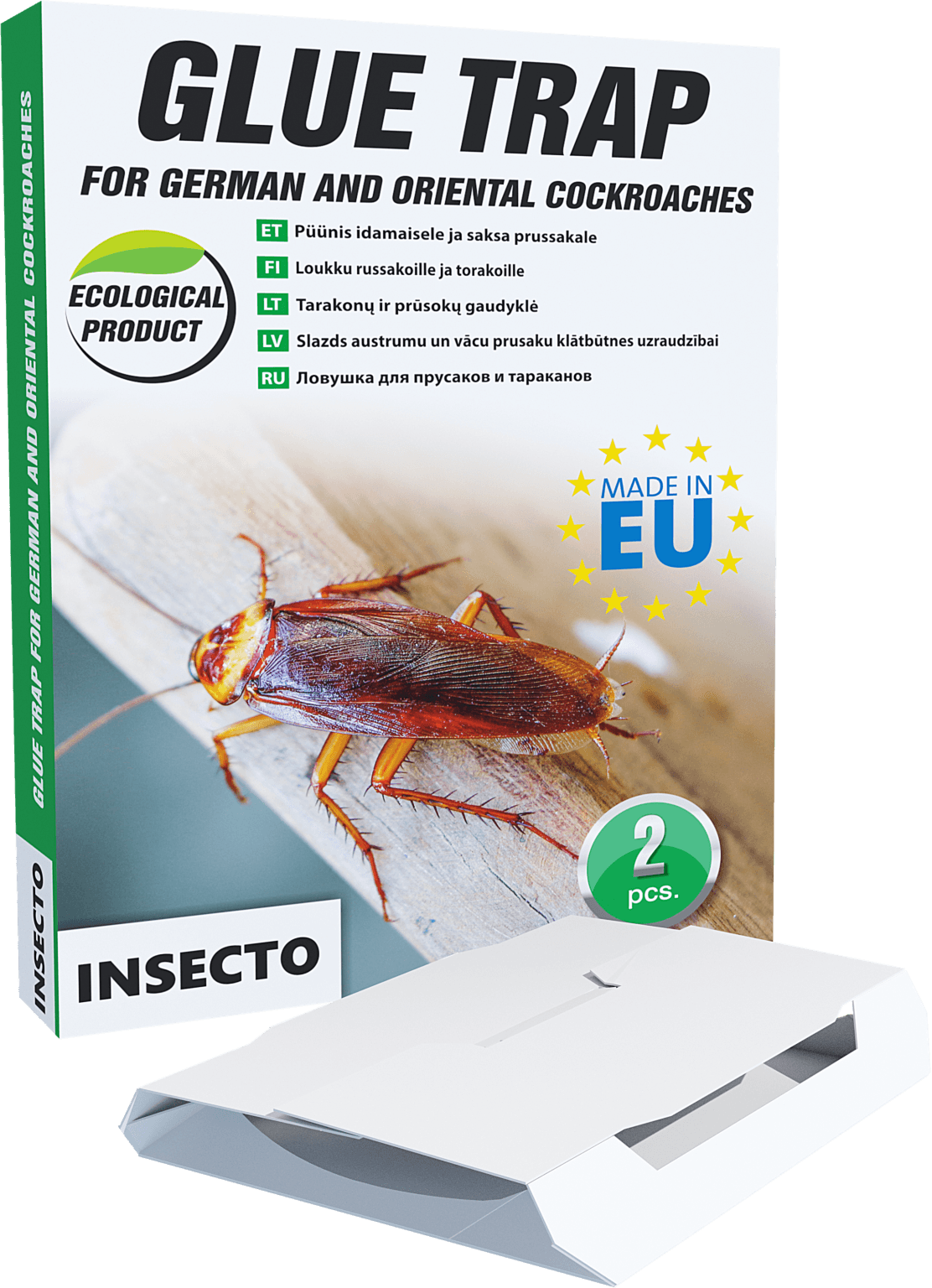 Large cockroach glue traps (6 pack)